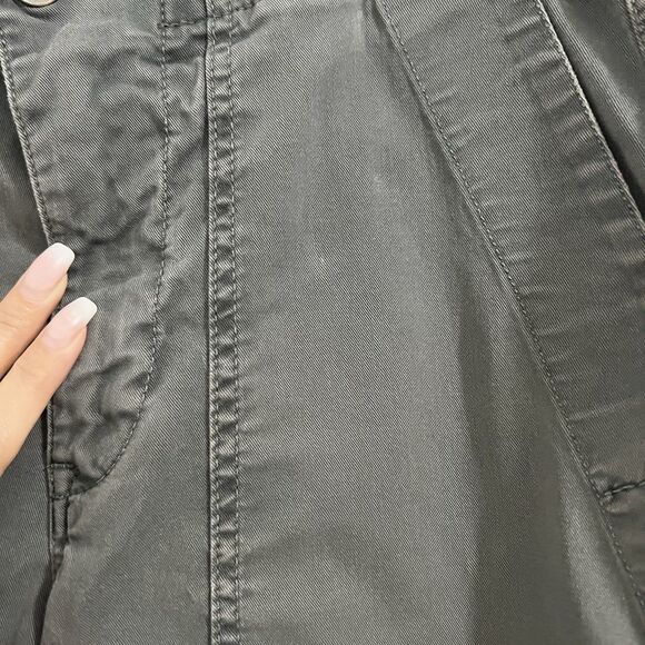J. Crew Front Pocket Cargo Chino Pants Size 8 Gray Grunge Casual Gorp Y2K Cotton - Picture 3 of 9